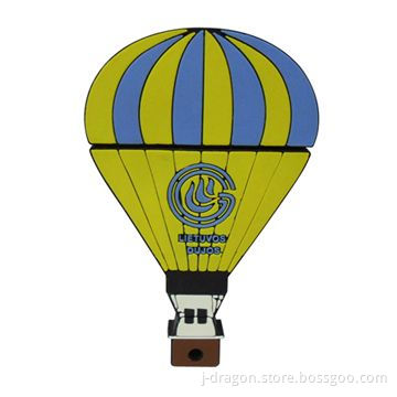 Fire Balloon-shaped USB Flash Drive with 1 to 32GB Storage, Customized Casing Welcomed